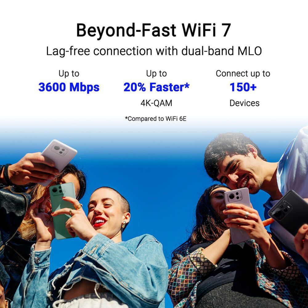 ASUS Go Dual-Band WiFi 7 Travel Router in White, , large