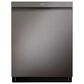 LG 2-Piece Kitchen Package with 23 Cu. Ft 4-Door French Door Refrigerator and Pocket Handle Dishwasher in Black Stainless Steel, , large