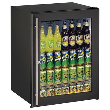 U-Line 24" Counter Depth Compact Refrigerator in Black, , large