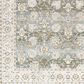 Surya Dresden Deep Teal, Taupe, Dusty Sage, Off-White, Light Gray, Mustard and Olive 7"10" x 10"2" Area Rug, , large