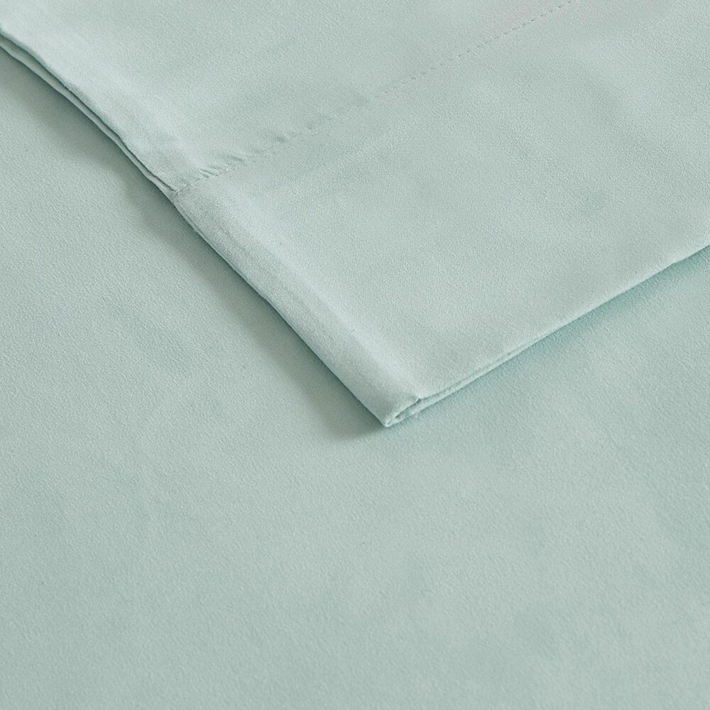 Hampton Park Madison Park 3-Piece Luxurious Brushed Microfiber Deep Pocket Twin Sheet Set in Seafoam, , large