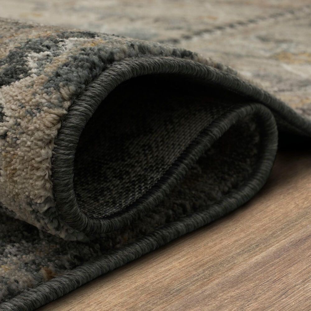 Karastan Echo Gamin 5&#39; x 7&#39;10&quot; Grey Area Rug, , large