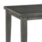 Ashley Hallanden 6-Piece Rectangular Dining Set in Antiqued Gray, , large
