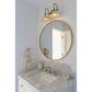 Troy Lighting Jovani 2-Light Bath Vanity in Patina Brass and Soft Sand, , large