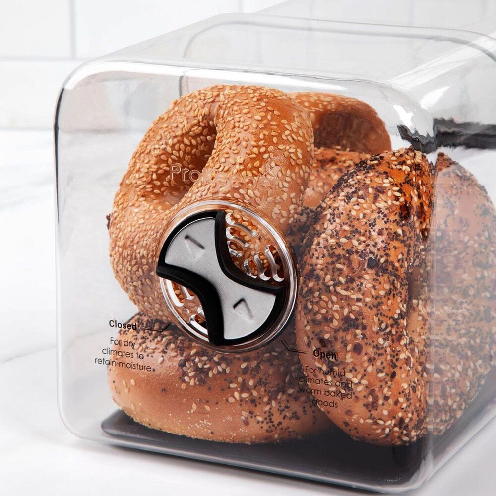 Progressive ProKeeper Plus 11" Adjustable Bread Bin in Clear, , large