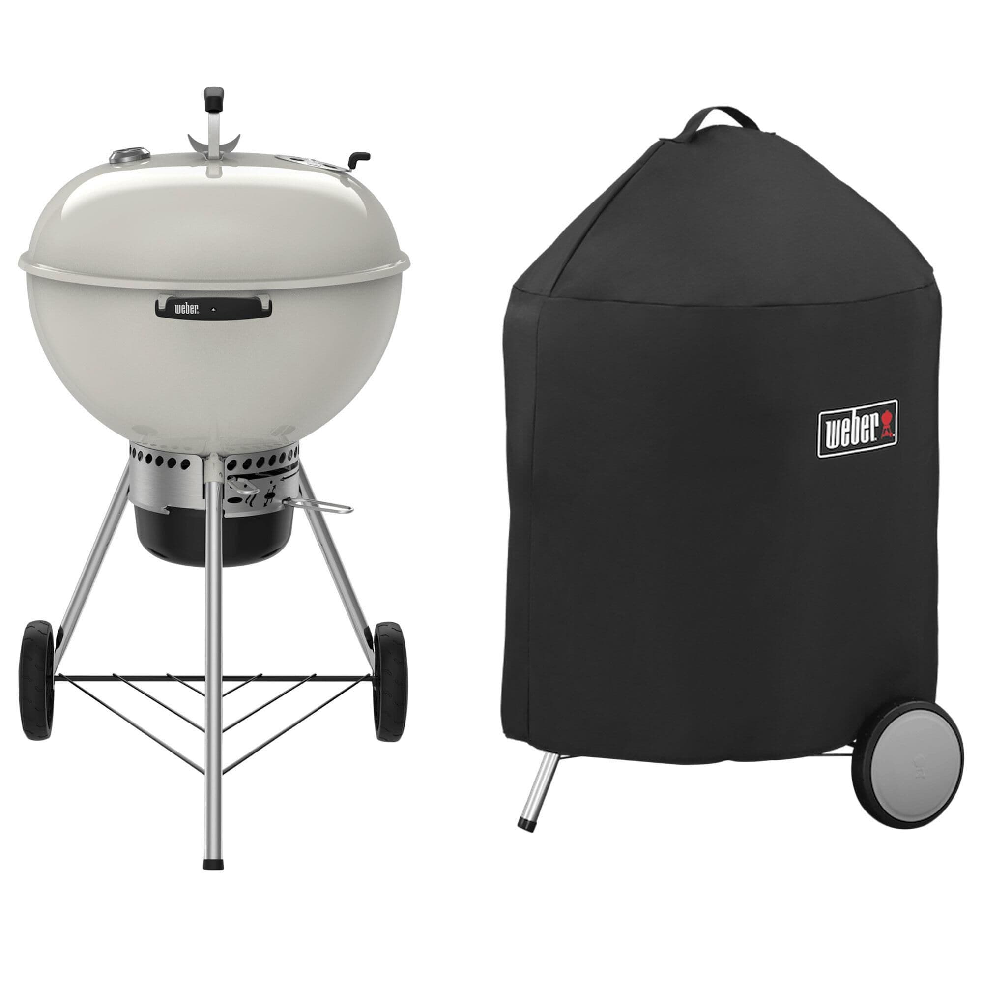 Weber Master Touch Charcoal Grill with Premium Grill Cover in