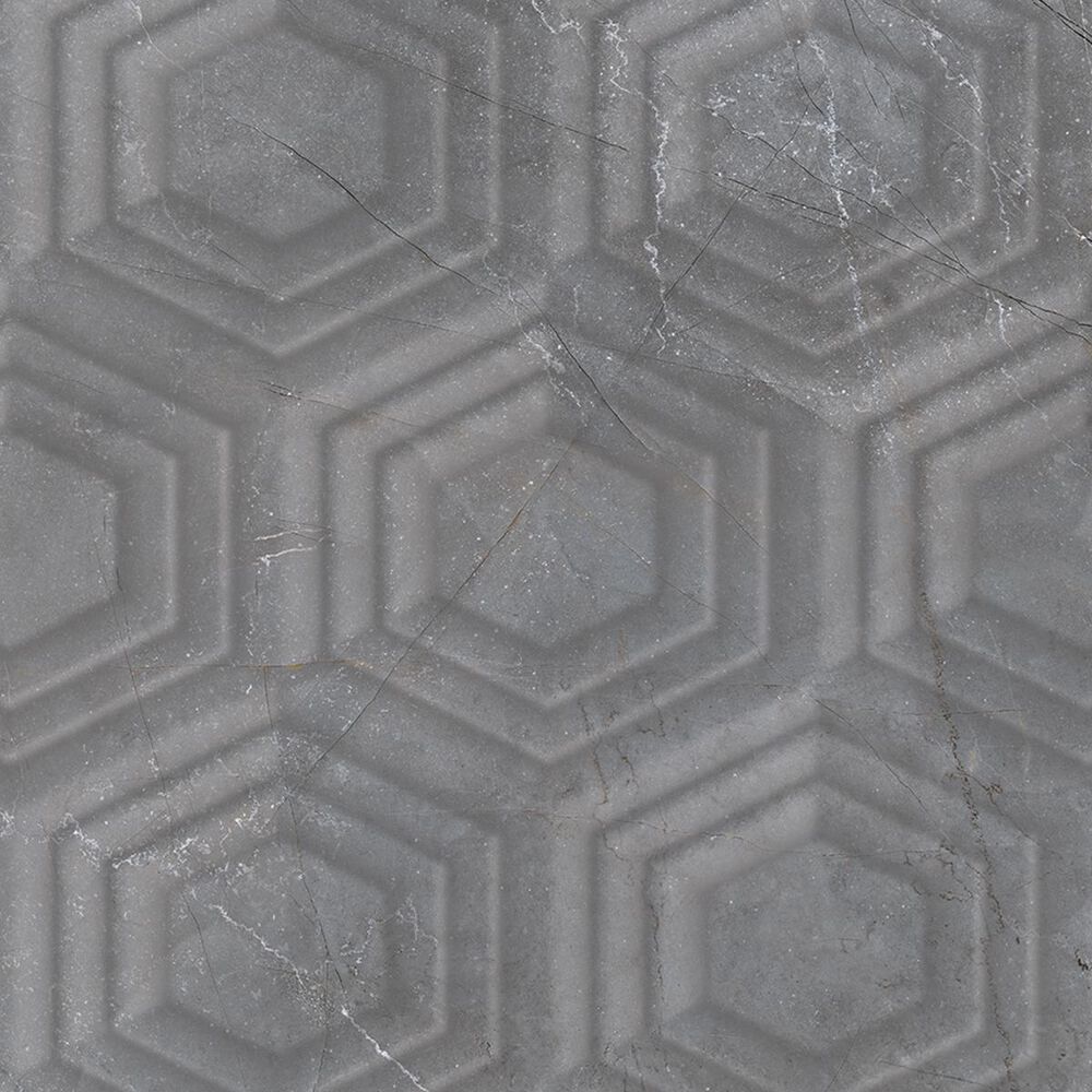 Soci Akros Grafito 16" x 48" Porcelain Tile, , large