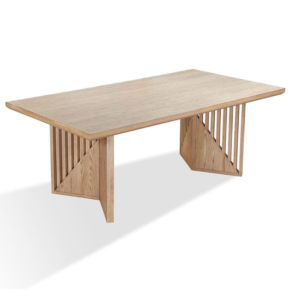 Urban Home Sumner 7-Piece Rectangular Dining Set in Natural, , large