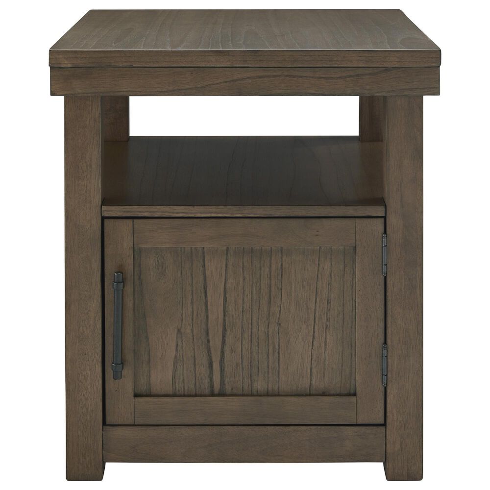 Ashley Boardernest Rectangular End Table in Brown, , large