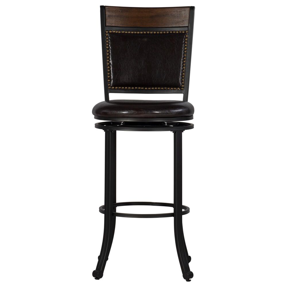 Parkerville Furniture Line Franklin 29" Swivel Bar Stool in Dark Brown, , large