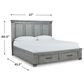 Ashley Russelyn Queen Storage Bed in Gray, , large
