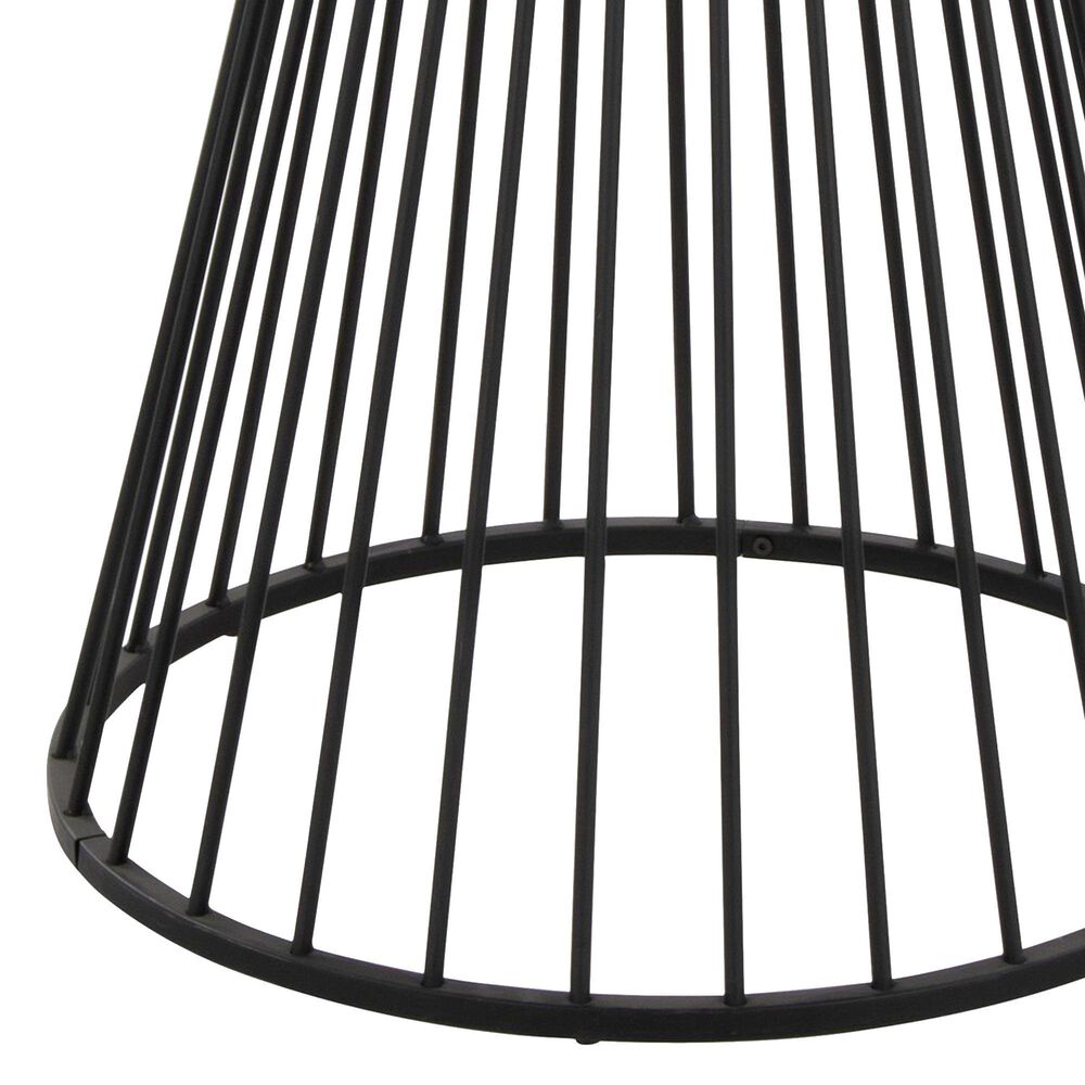 LumiSource Canary Dining Table in Black and Walnut - Table Only, , large