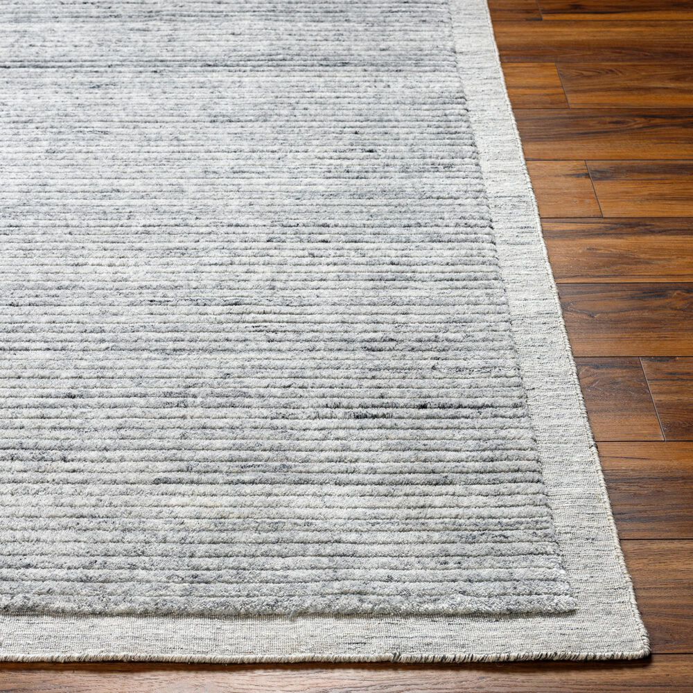 Surya Yasmin 2&#39; x 3&#39; Gray, Ivory and Black Area Rug, , large