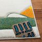 Safavieh Carousel Outer Space 2"3" x 6" Ivory and Blue Kids Runner, , large