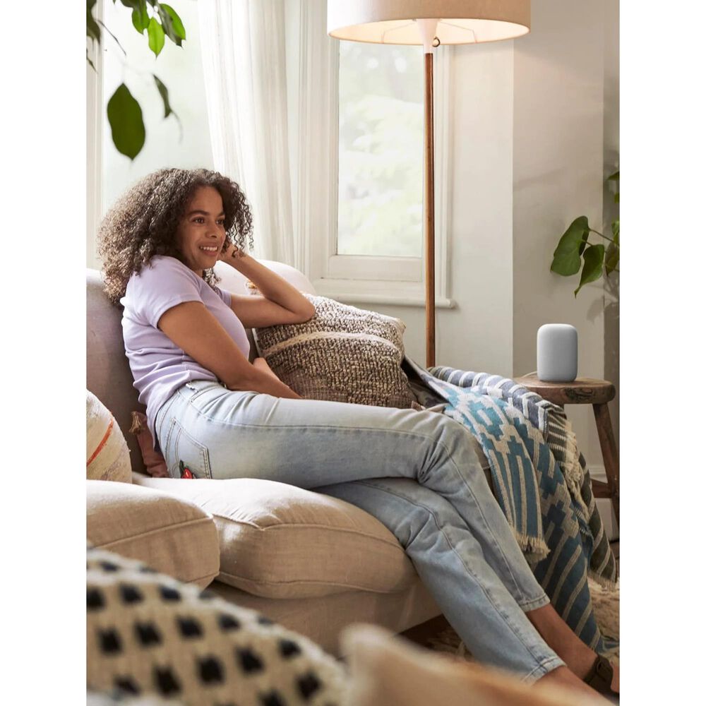 Google Nest Audio Smart Speaker in Chalk, , large
