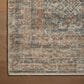 Loloi Heritage 12" Square Blue and Rust Area Rug, , large
