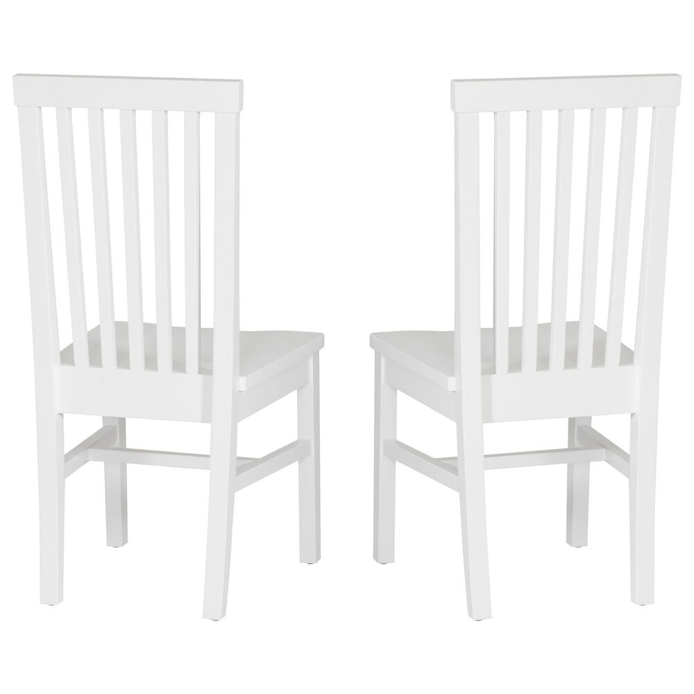 Linon Home Decor Percival Side Chair in White (Set of 2), , large