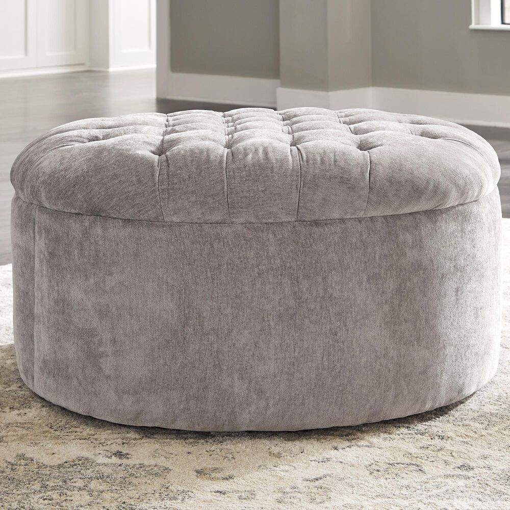 Ashley Carnaby Oversized Accent Ottoman in Dove, , large