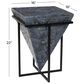Maple and Jade Frame Accent Table in Grey and Black, , large