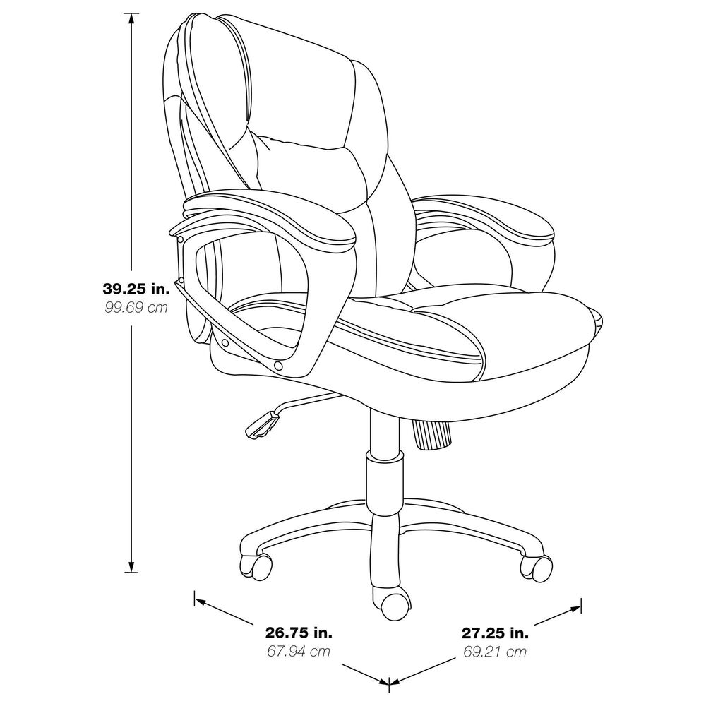 OSP Home Managers Chair in Chocolate, , large