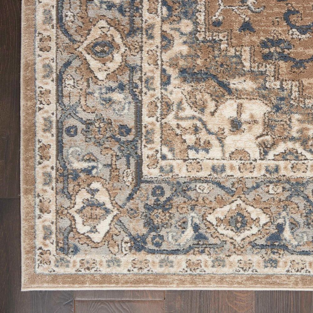 Nourison Quarry QUA05 10&#39; x 14&#39; Beige and Grey Area Rug, , large