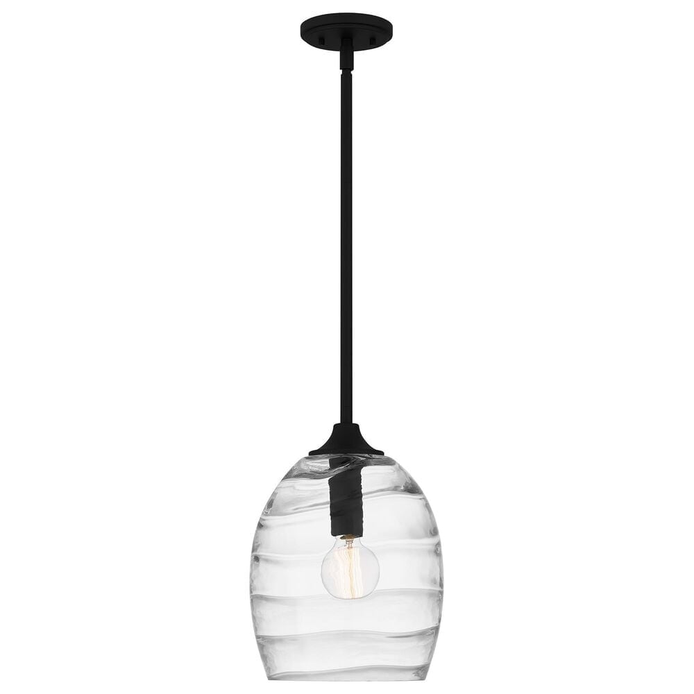 Quoizel Lucy 1-Light Pendant in Matte Black, , large