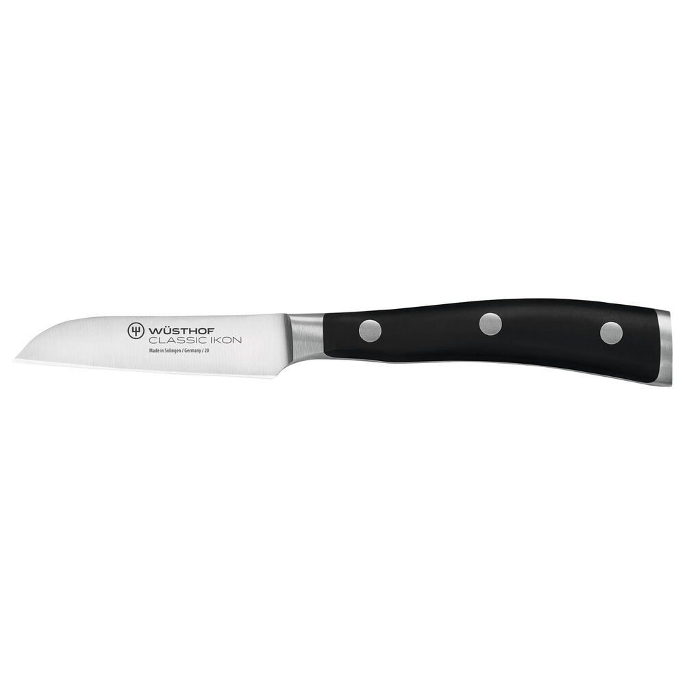 Wusthof Classic Ikon 3" Paring Knife in Stainless Steel and Black, , large