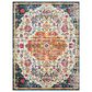 Safavieh Madison MAD447A 10" x 14" Ivory and Orange Area Rug, , large