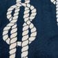 Central Oriental Terrace Tropic Nautical Life 5" x 7"3" Sapphire and Snow Area Rug, , large