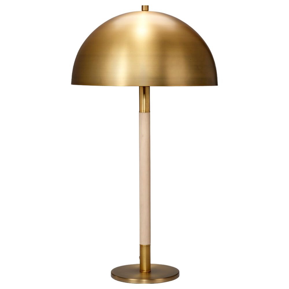 Splendor Living Uxley Table Lamp in Natural and Antique Brass, , large