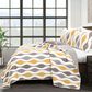 Triangle Home Fashions Mid Century Geo 3-Piece King Quilt Set in Gold and Gray, , large