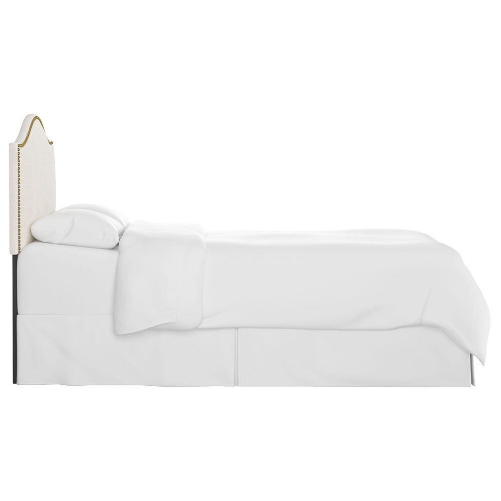 Skyline Furniture Queen Headboard in Linen Talc, , large