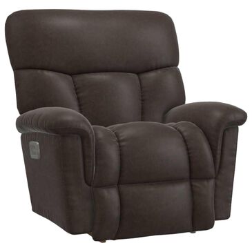 La-Z-Boy Mateo Power Rocking Recliner with Headrest and Lumbar in Chocolate, , large