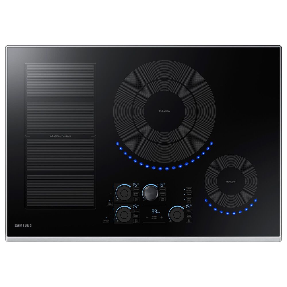 Samsung 2-Piece Kitchen Package with 30&quot; Induction Cooktop and 30&quot; Single Electric Wall Oven in Stainless Steel, , large