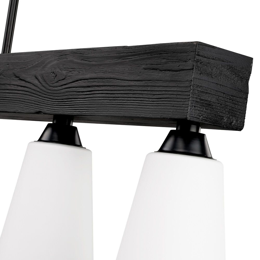 Golden Lighting Neela 5-Light Linear Pendant in Matte Black, , large
