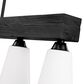 Golden Lighting Neela 5-Light Linear Pendant in Matte Black, , large