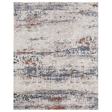 Feizy Gilmore 8" x 10" Ivory and Blue Area Rug, , large