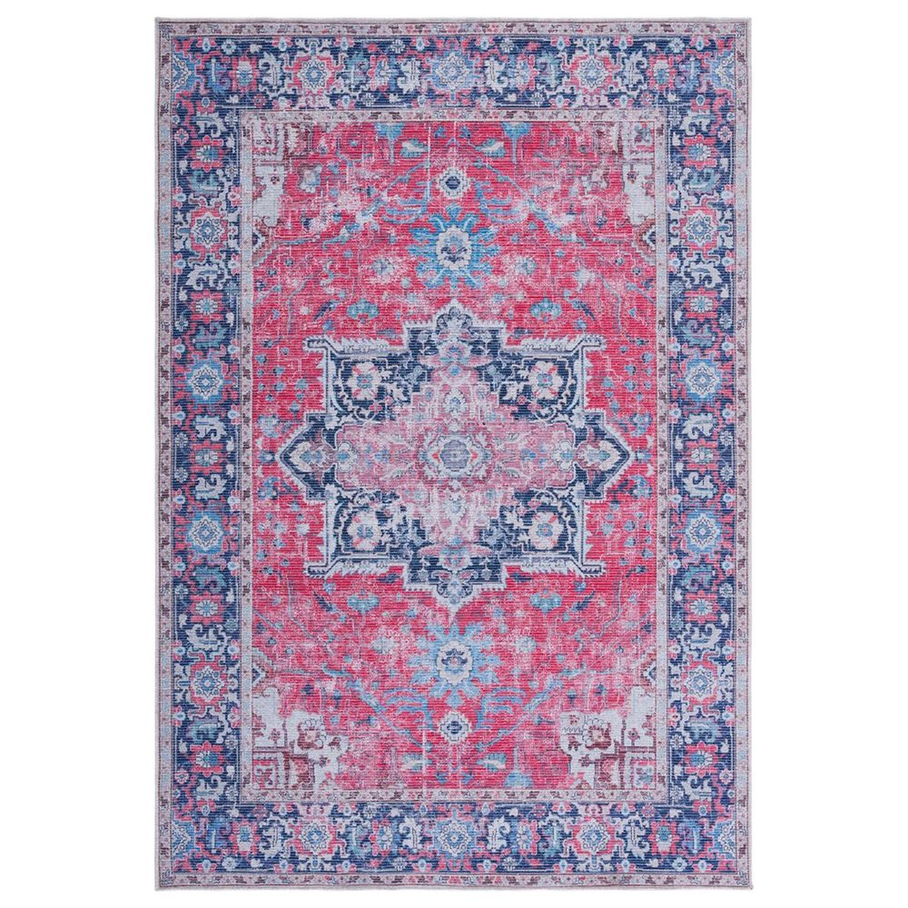 Safavieh Serapi SEP323 9" x 12" Red and Navy Area Rug, , large
