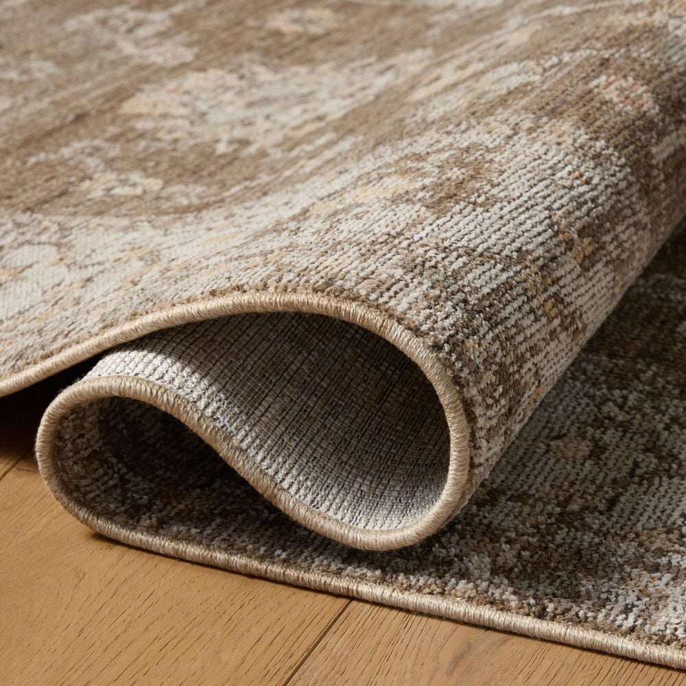 Loloi Priscilla Bark and Ivory 10&#39; Square Area Rug, , large
