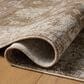 Loloi Priscilla Bark and Ivory 10" Square Area Rug, , large