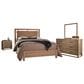Viceray Collections Lodge and Loft 4-Piece King Bedroom Set in Blond Oak, , large
