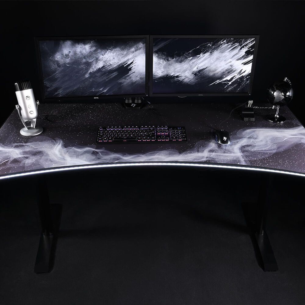 Arozzi Mouse Pad in Black Marble and White, , large