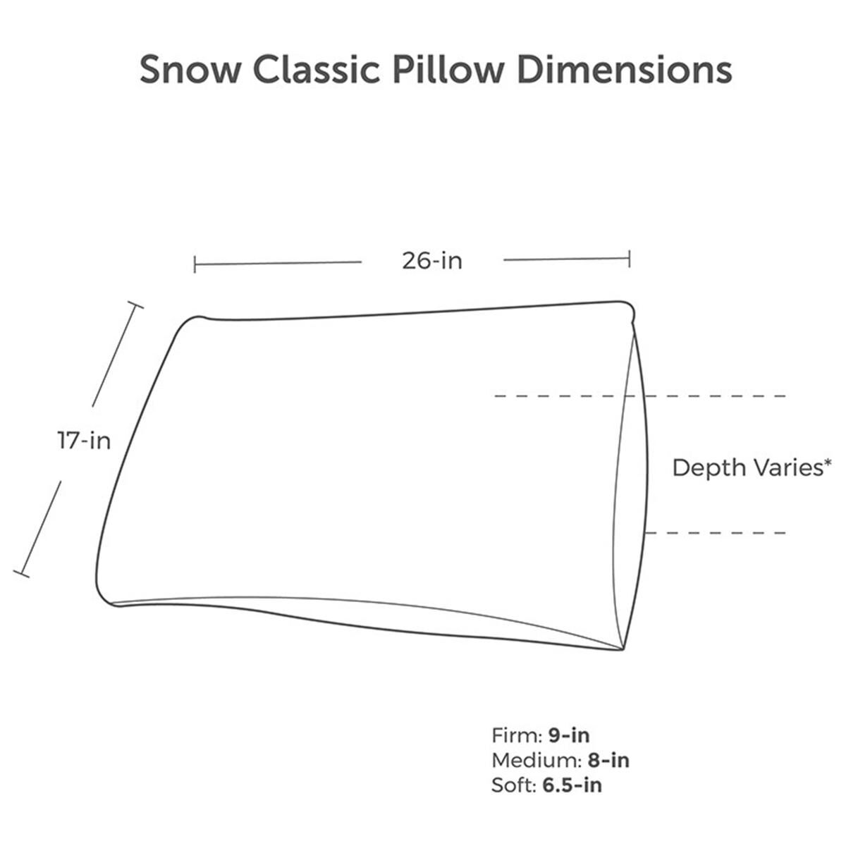 Protect A Bed Snow Classic Soft Pillow Nebraska Furniture Mart