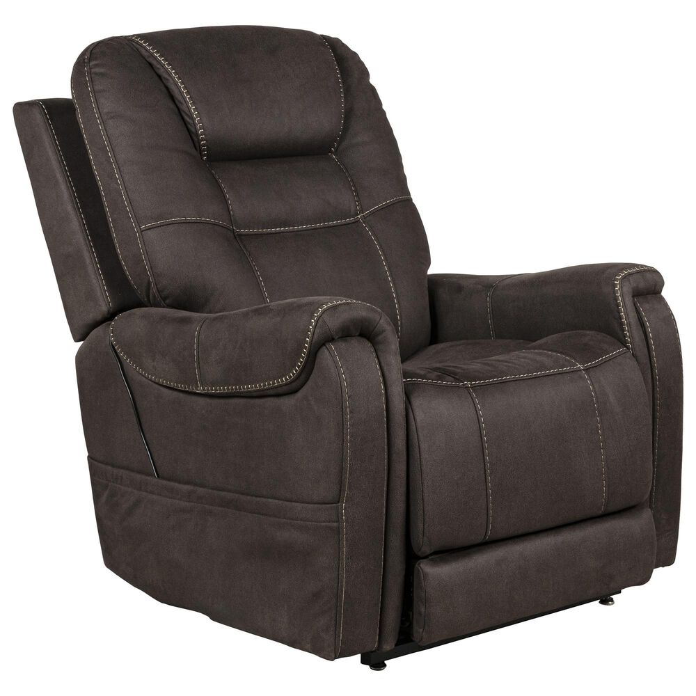MotoMotion Power Lift Recliner in Stonewash Gunmetal | Shop NFM