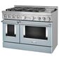 KitchenAid 6.3 Cu. Ft. Freestanding Gas Range with Griddle in Misty Blue, , large
