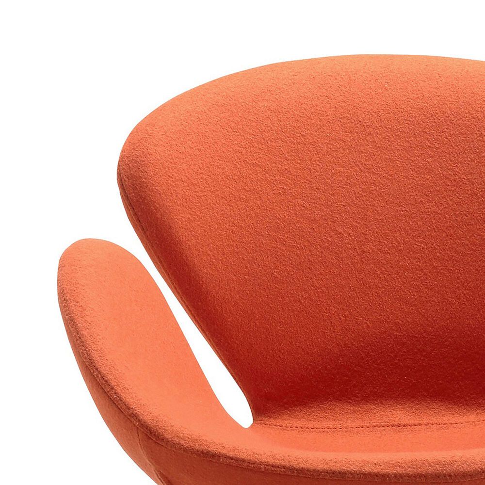 Dayton Raspberry Adjustable Swivel Chair in Orange &#40;Set of 2&#41;, , large