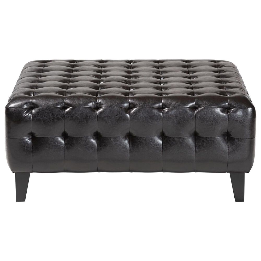 Baxton Studio Pemberly Ottoman in Dark Brown, , large