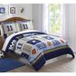 Pem America Denim and Khaki Sports 2-Piece Twin Comforter Set in Blue, , large