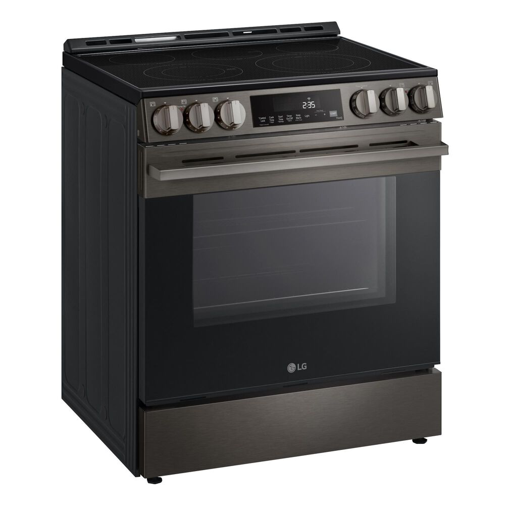 LG 6.3 Cu. Ft. Smart Electric Slide-in Range with Air Fry and EasyClean in Black Stainless Steel, , large