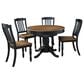 Ashley Clorazi 5-Piece Oval Dining Set in Black and Brown, , large